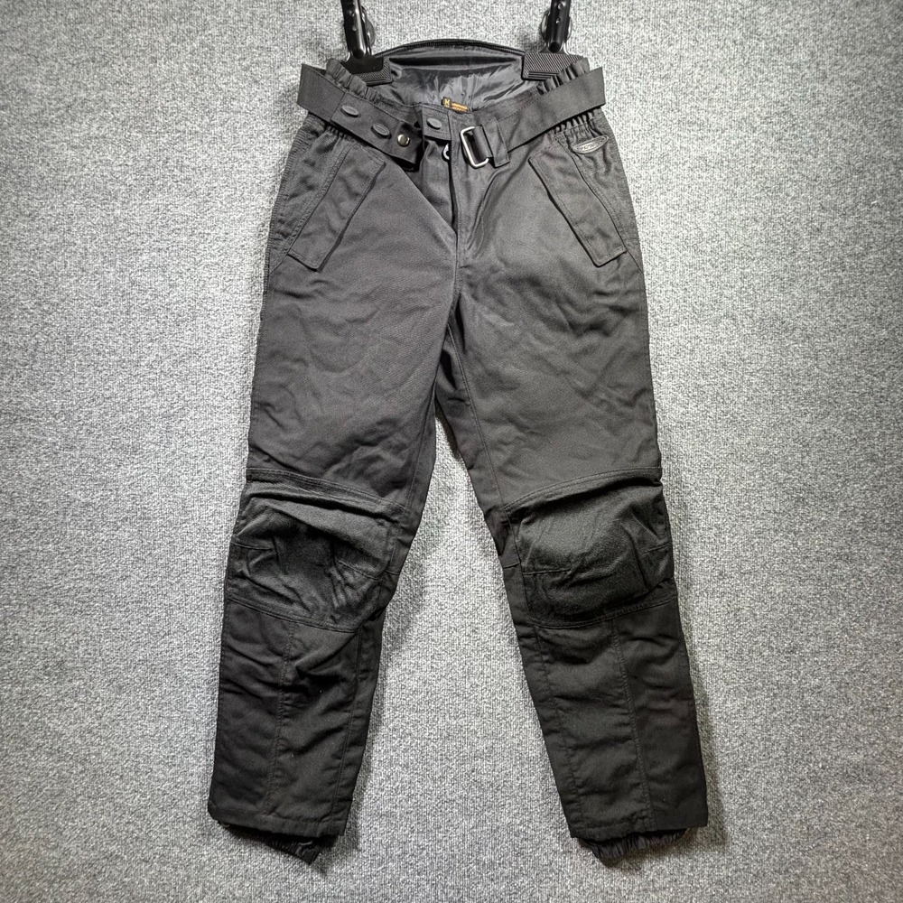 Harley-Davidson Riding Pant Women's M Black Nylon Insulated Racing Motorcycle